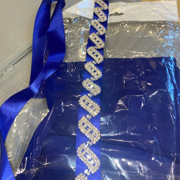 Navy Long Dress - Picture 3 of 3